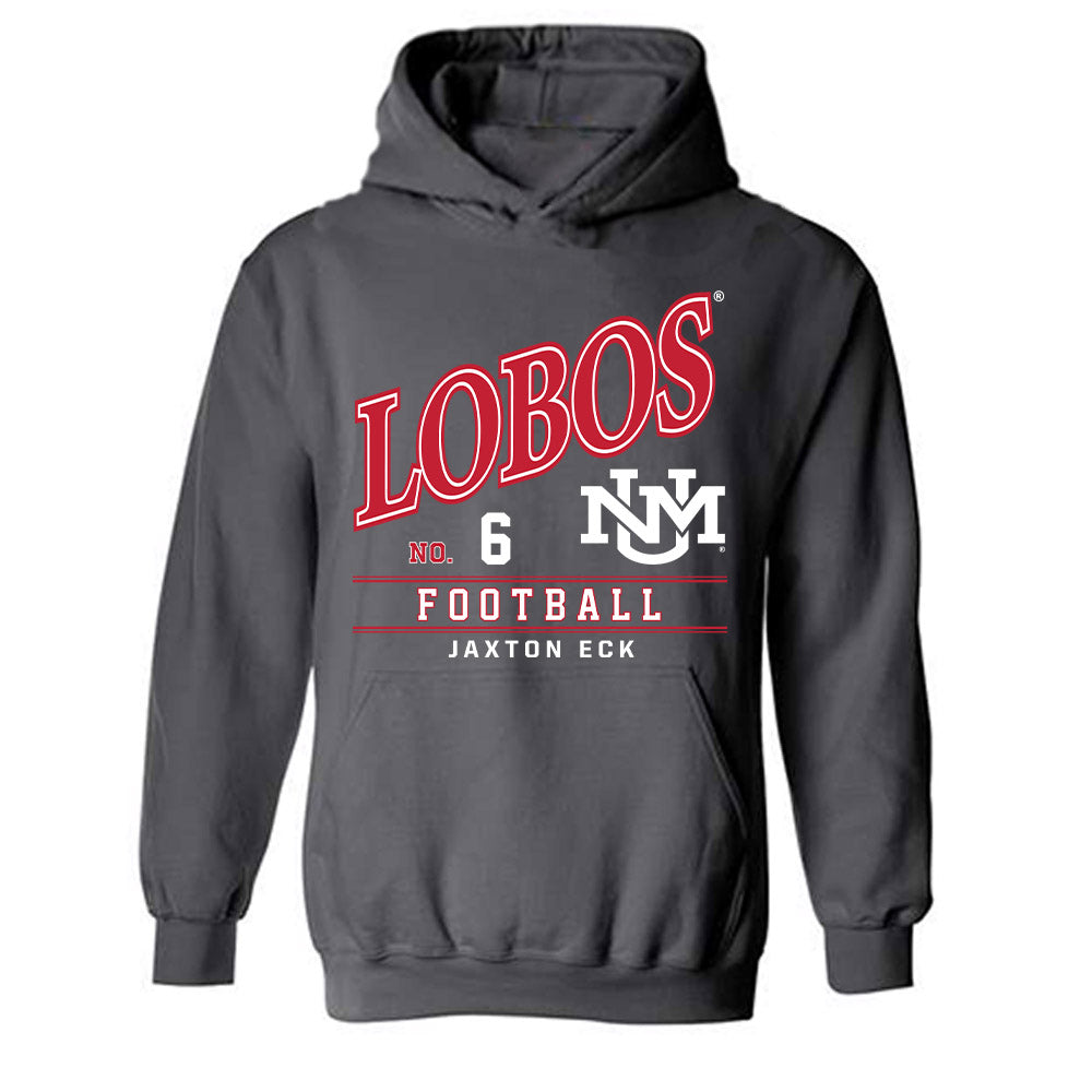 New Mexico - NCAA Football : Jaxton Eck - Hooded Sweatshirt-0