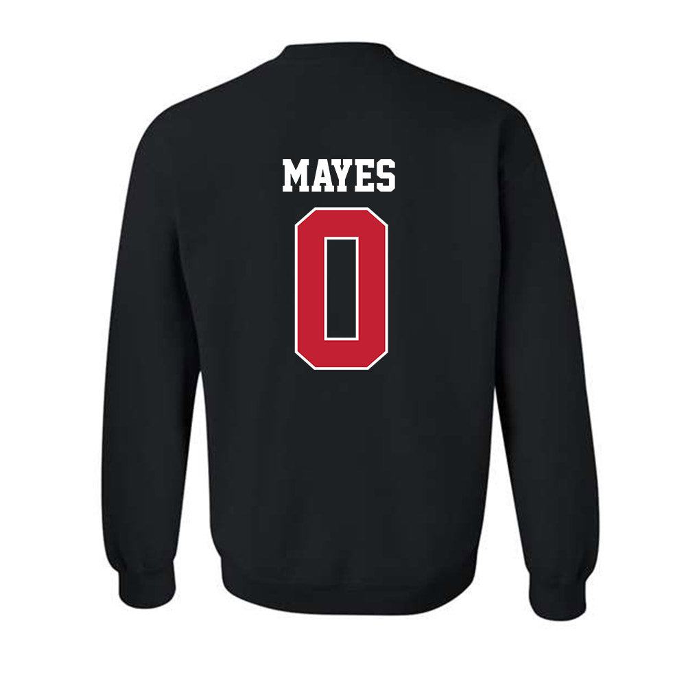 New Mexico - NCAA Men's Basketball : Hudson Mayes - Classic Fashion Shersey Crewneck Sweatshirt-1