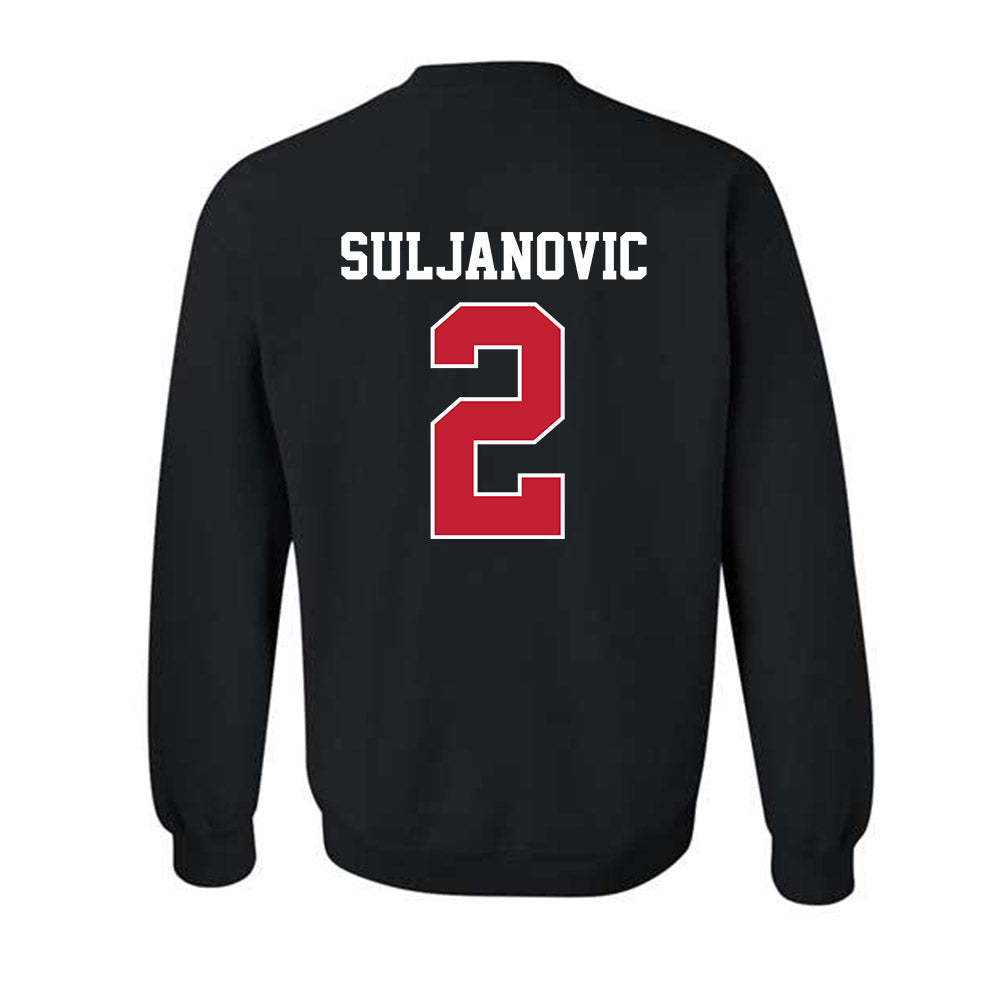 New Mexico - NCAA Men's Basketball : Imran Suljanovic - Classic Fashion Shersey Crewneck Sweatshirt-1
