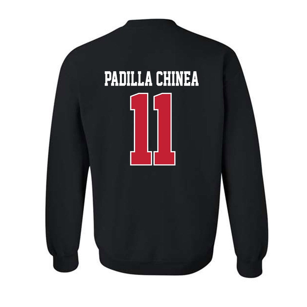 New Mexico - NCAA Women's Basketball : Nayli Padilla Chinea - Classic Fashion Shersey Crewneck Sweatshirt-1