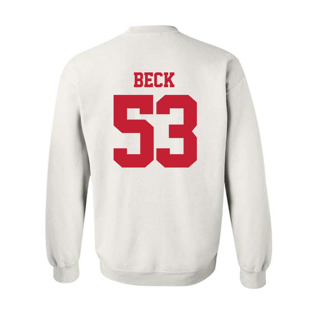 New Mexico - NCAA Football : Caden Beck - Classic Fashion Shersey Crewneck Sweatshirt-1
