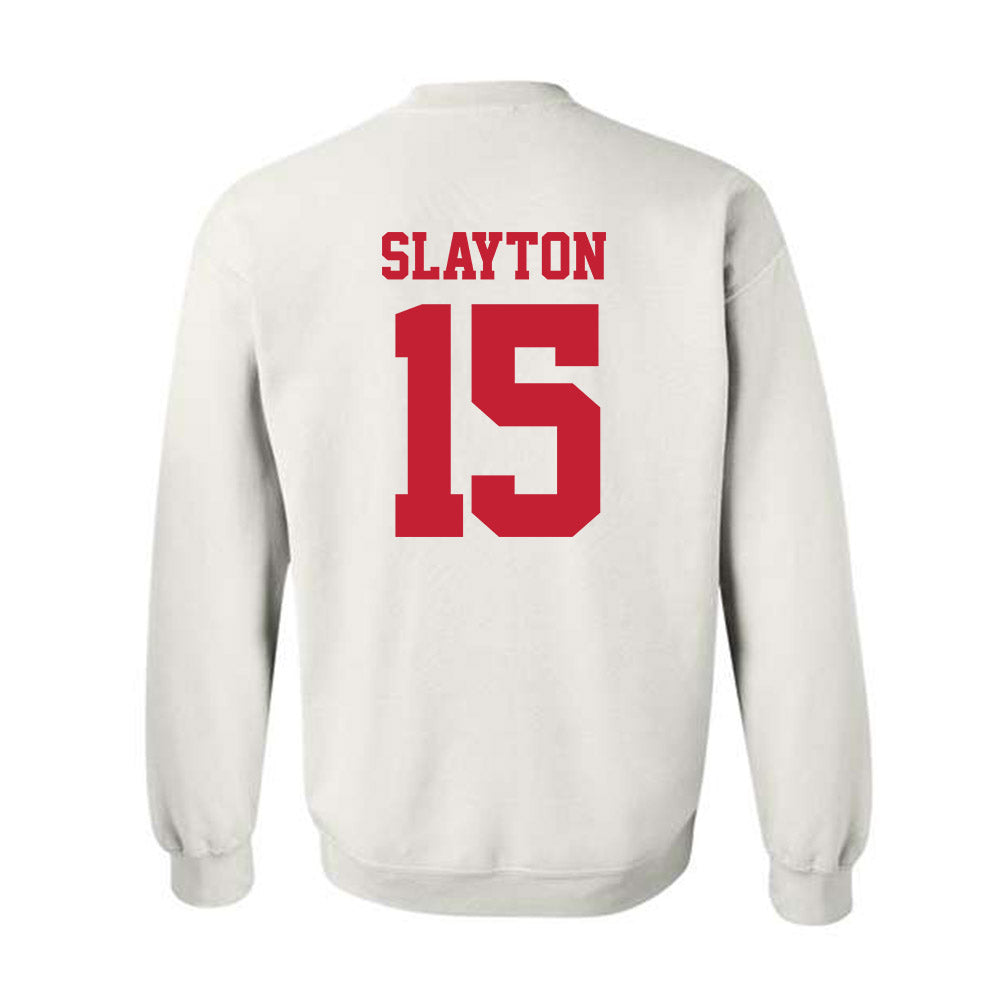 New Mexico - NCAA Football : Xavier Slayton - Classic Fashion Shersey Crewneck Sweatshirt-1
