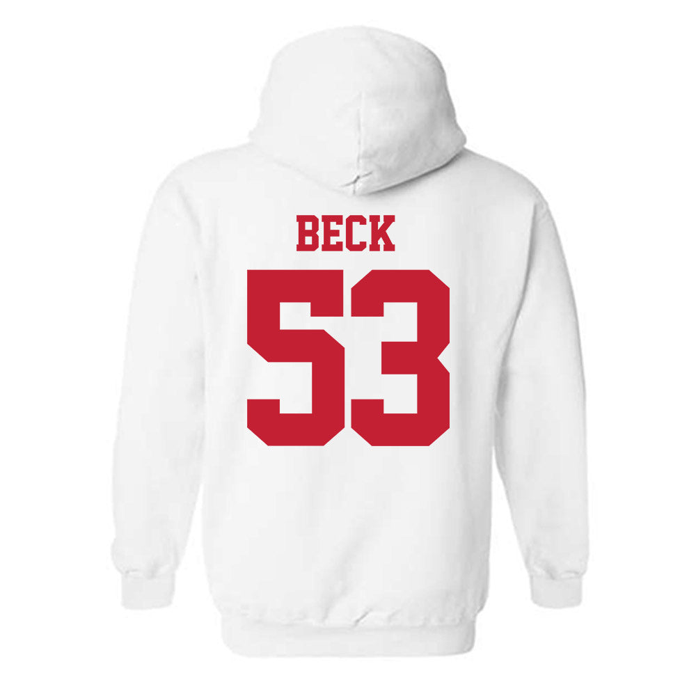New Mexico - NCAA Football : Caden Beck - Classic Fashion Shersey Hooded Sweatshirt-1