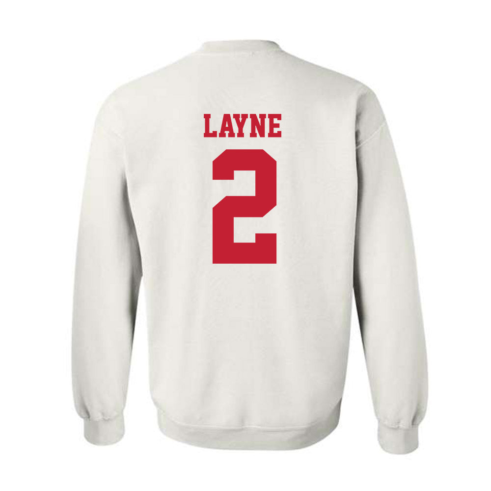 New Mexico - NCAA Football : Jack Layne - Classic Fashion Shersey Crewneck Sweatshirt-1