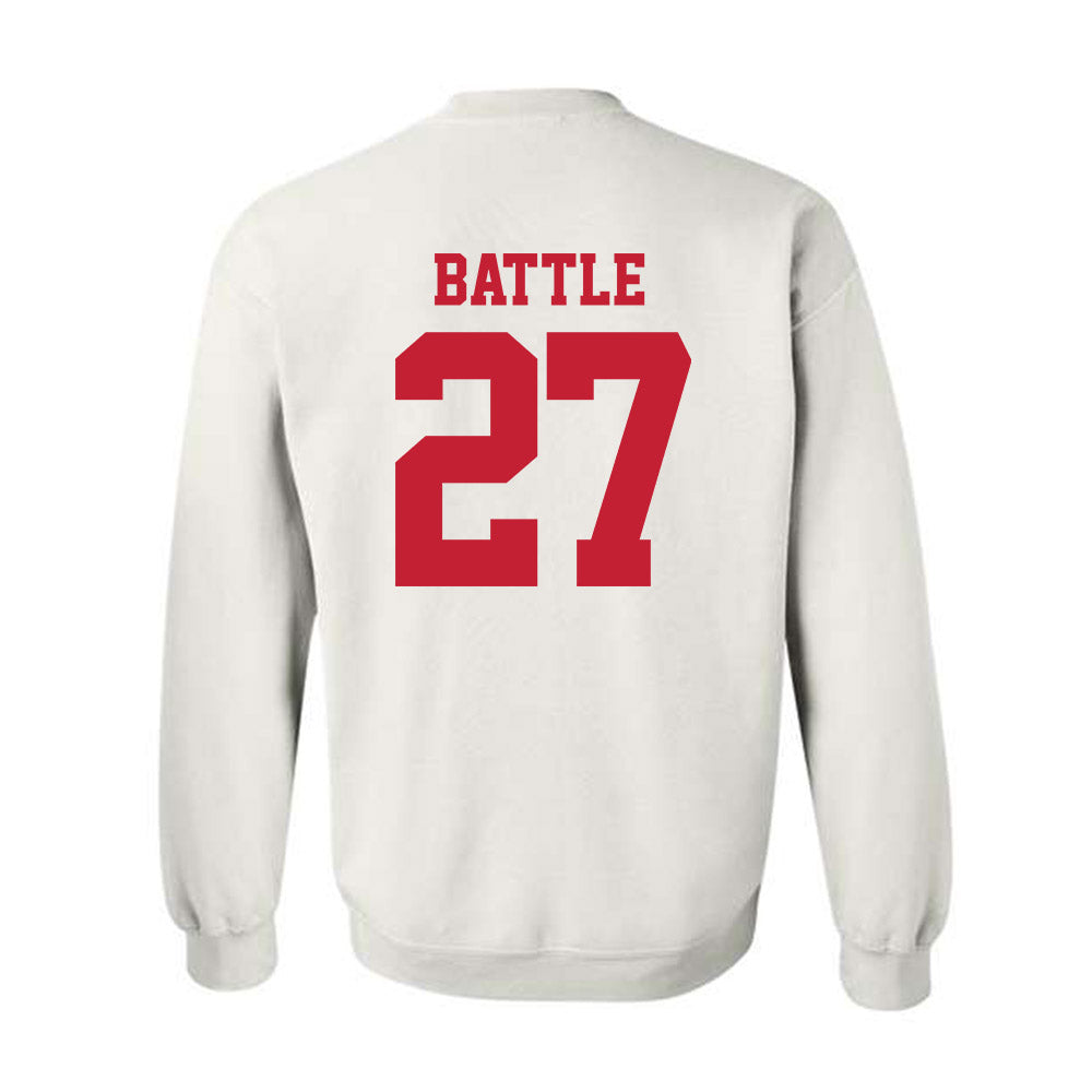 New Mexico - NCAA Football : Kj Battle - Classic Fashion Shersey Crewneck Sweatshirt-1