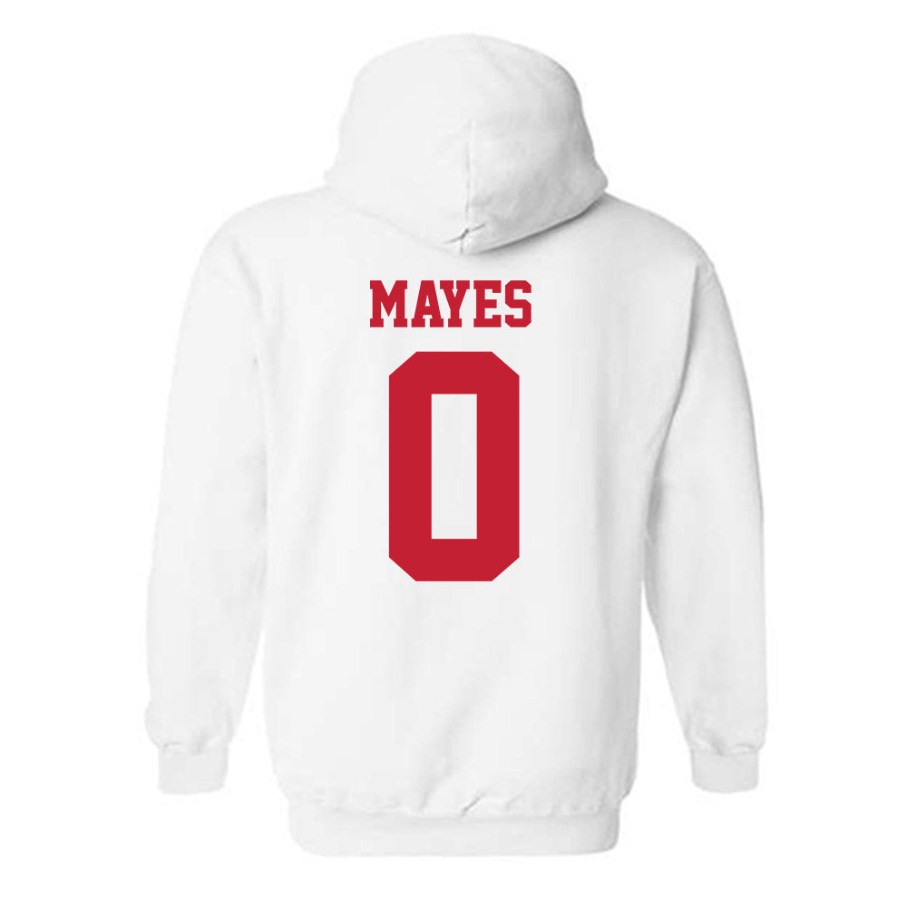 New Mexico - NCAA Men's Basketball : Hudson Mayes - Classic Fashion Shersey Hooded Sweatshirt-1