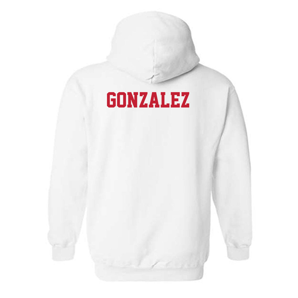 New Mexico - NCAA Women's Track & Field : Zennia Gonzalez - Classic Fashion Shersey Hooded Sweatshirt-1