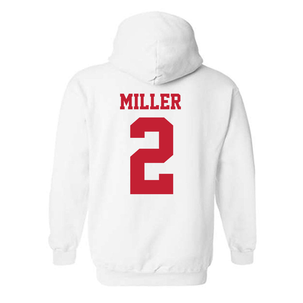 New Mexico - NCAA Men's Basketball : Tajavis Miller - Classic Fashion Shersey Hooded Sweatshirt-1