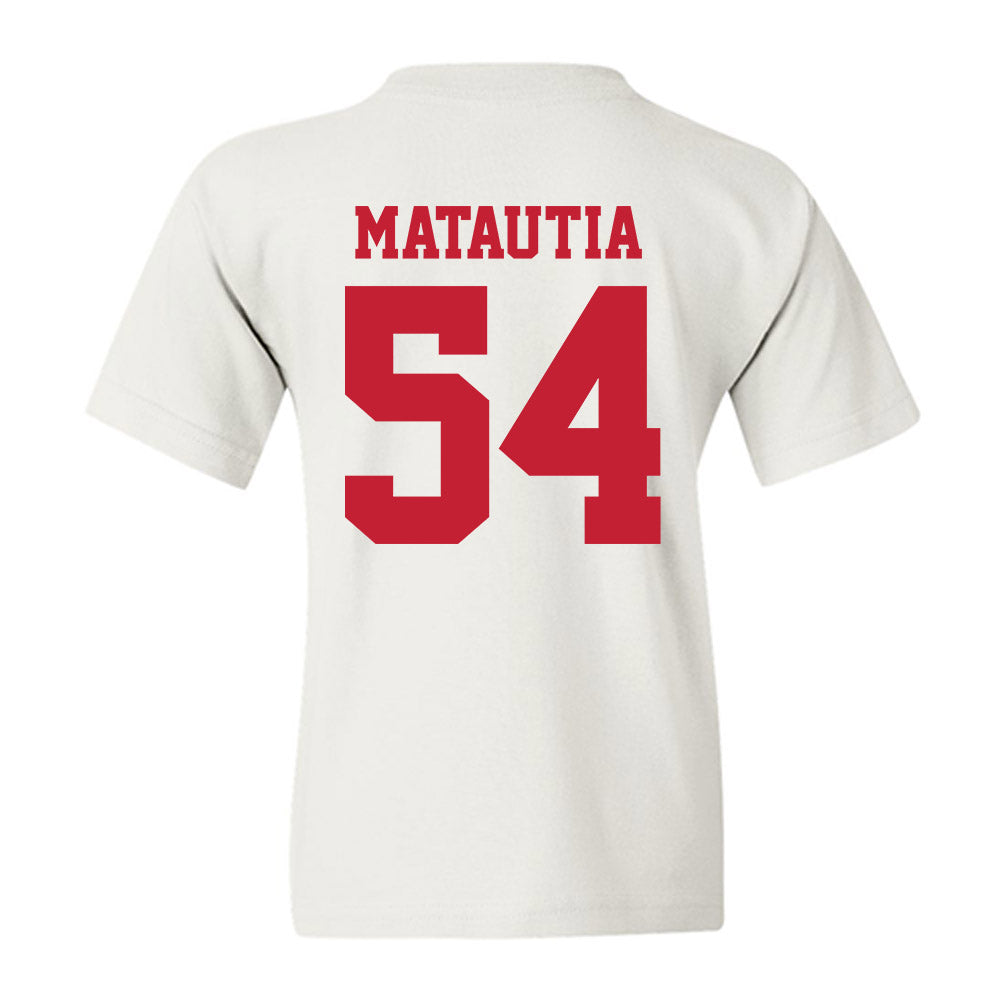 New Mexico - NCAA Football : Jojo Matautia - Classic Fashion Shersey Youth T-Shirt-1