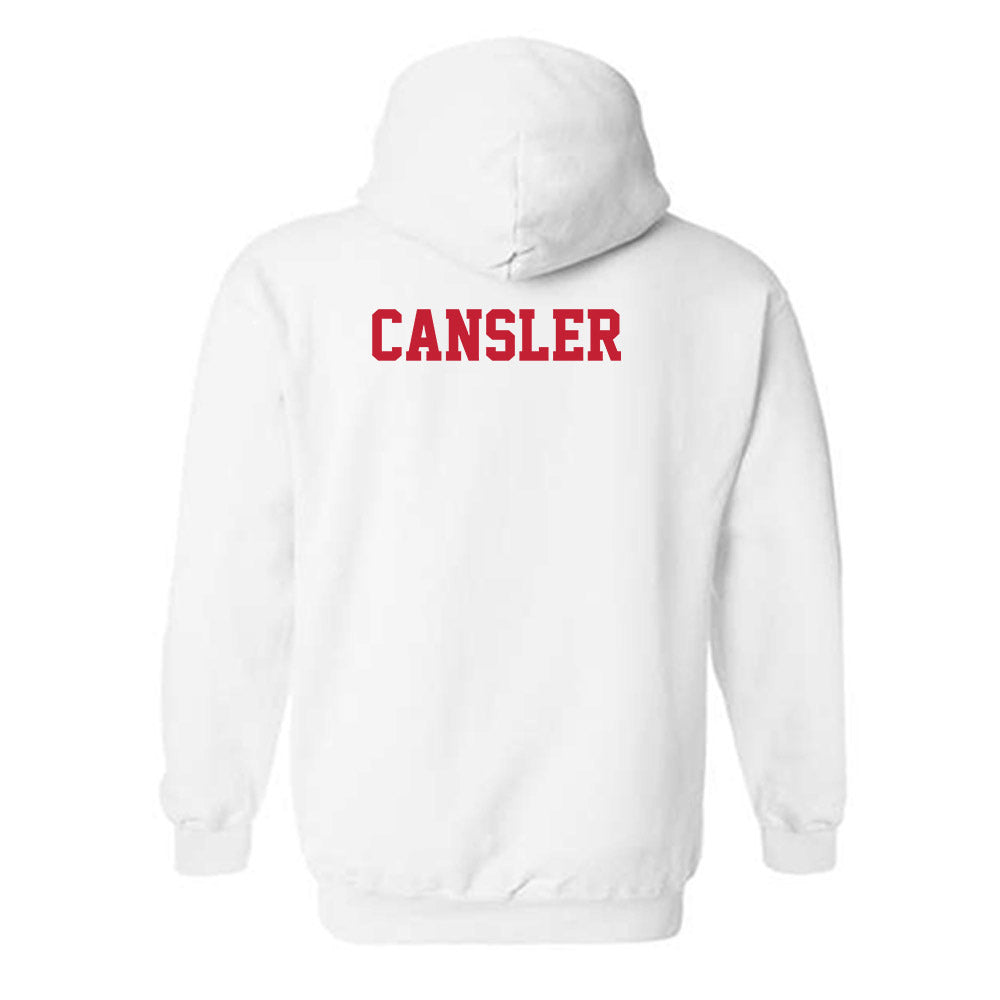New Mexico - NCAA Women's Swimming & Diving : Myra Cansler - Classic Fashion Shersey Hooded Sweatshirt-1