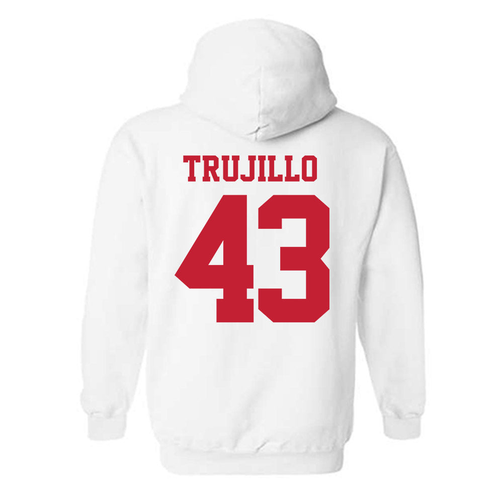 New Mexico - NCAA Baseball : Gene Trujillo - Classic Fashion Shersey Hooded Sweatshirt-1