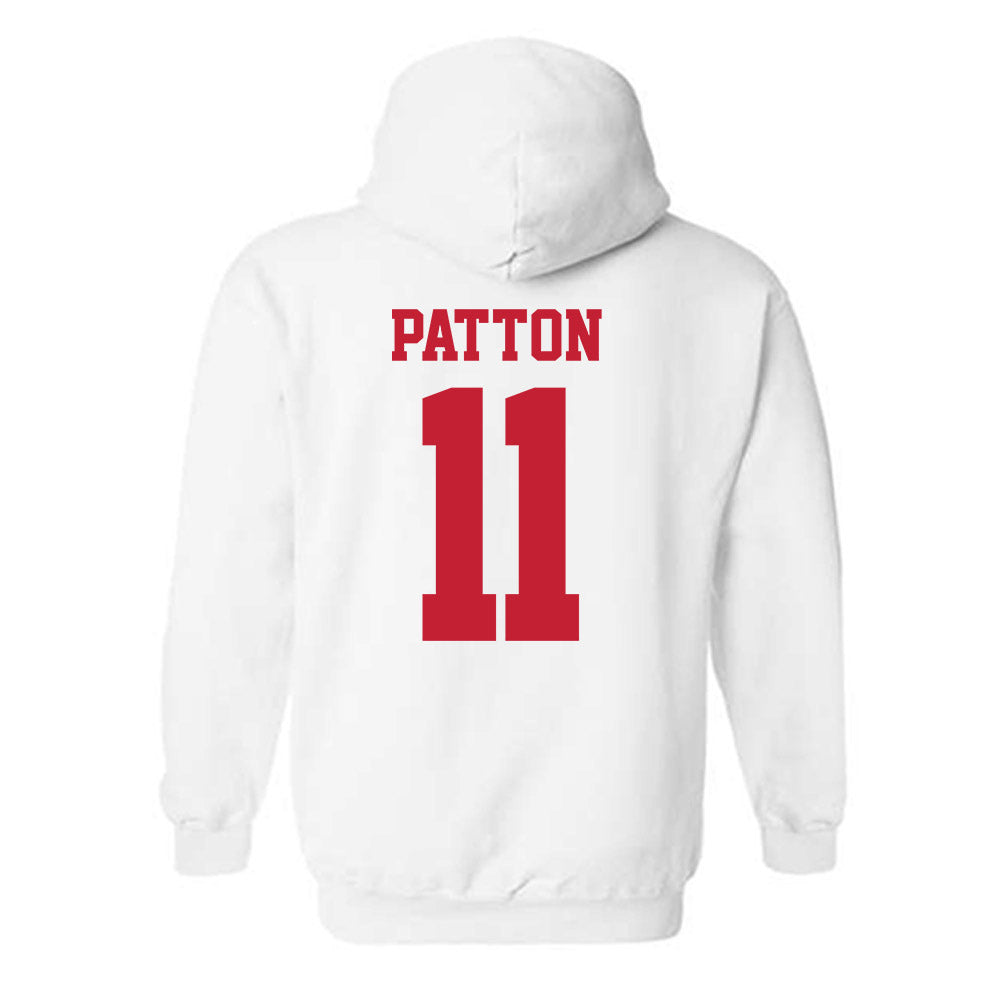 New Mexico - NCAA Men's Basketball : Kallai Patton - Classic Fashion Shersey Hooded Sweatshirt-1