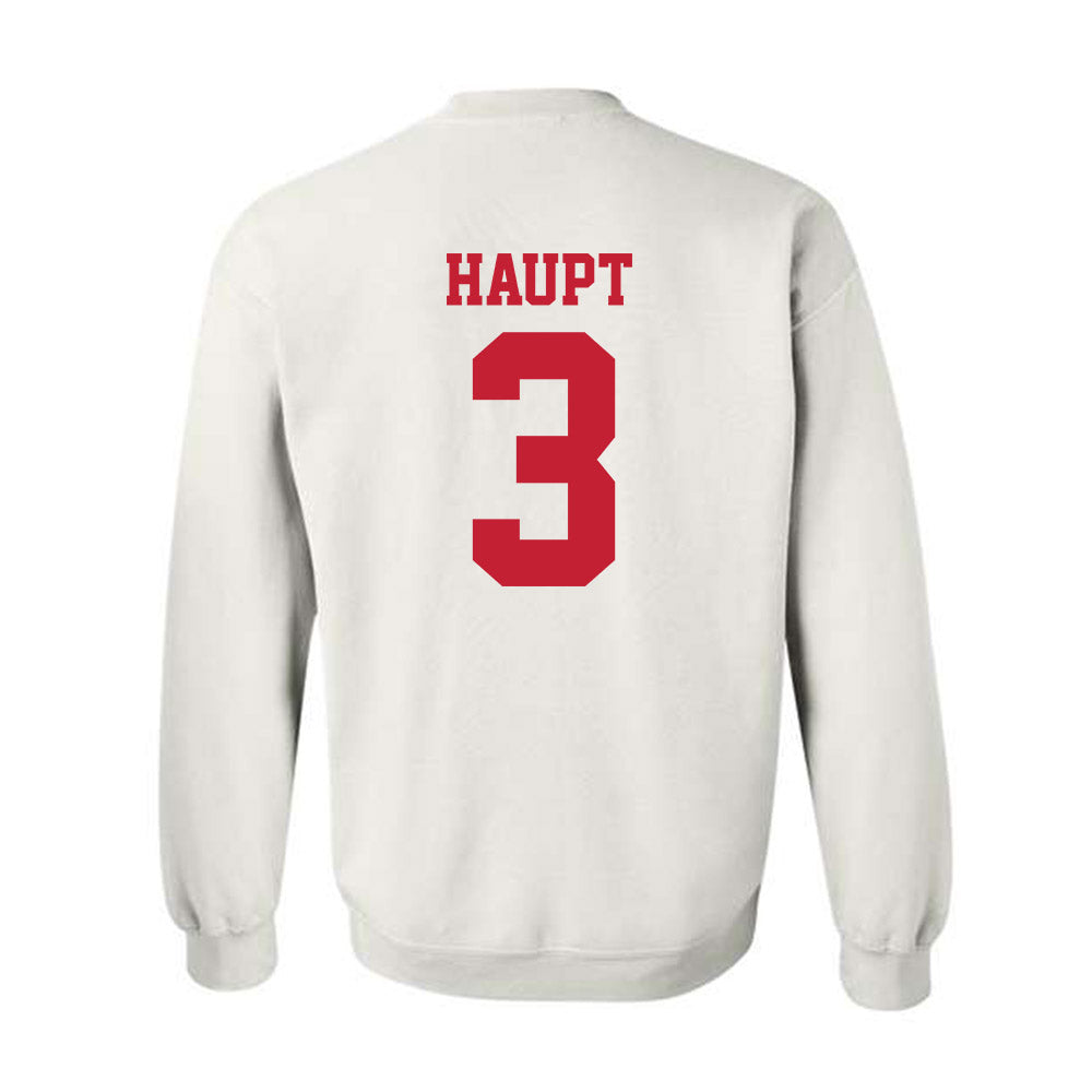 New Mexico - NCAA Men's Basketball : Luke Haupt - Classic Fashion Shersey Crewneck Sweatshirt-1