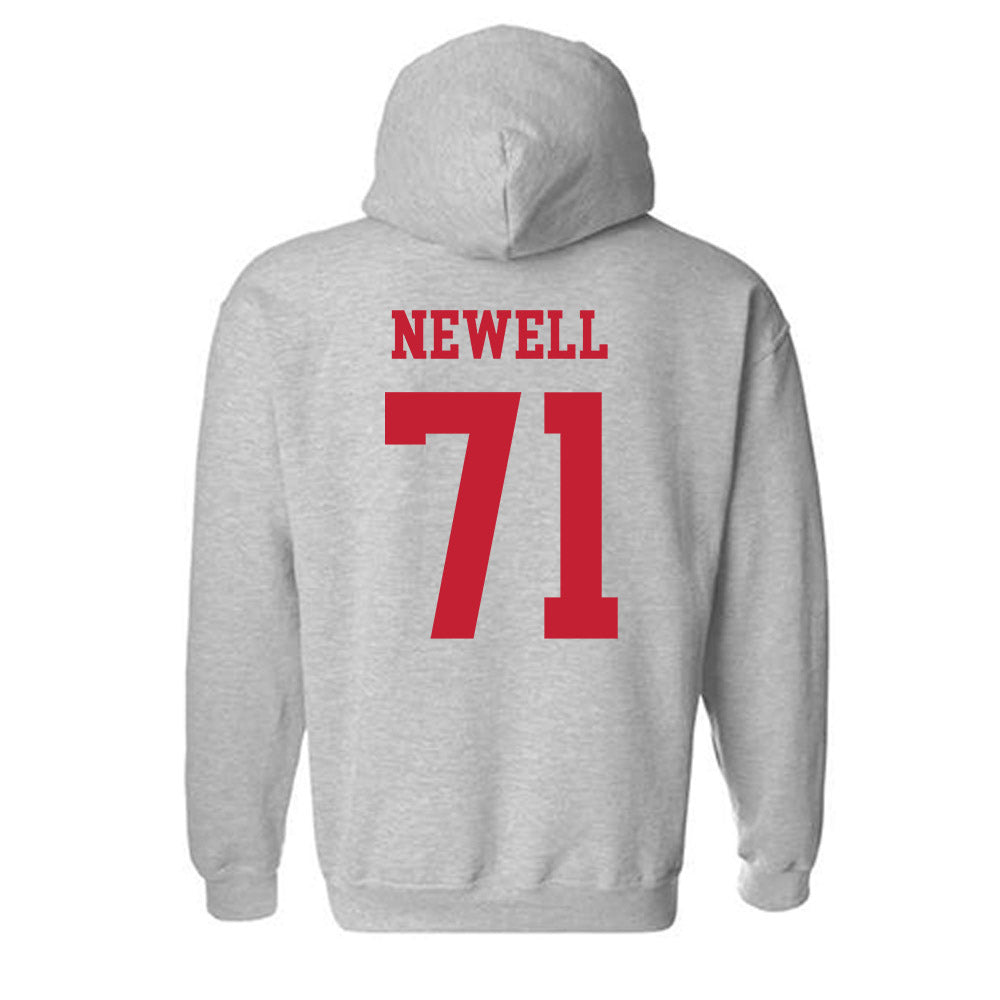 New Mexico - NCAA Football : Danzel Newell - Classic Fashion Shersey Hooded Sweatshirt-1