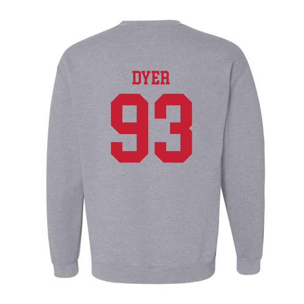 New Mexico - NCAA Football : Deven Dyer - Classic Fashion Shersey Crewneck Sweatshirt-1