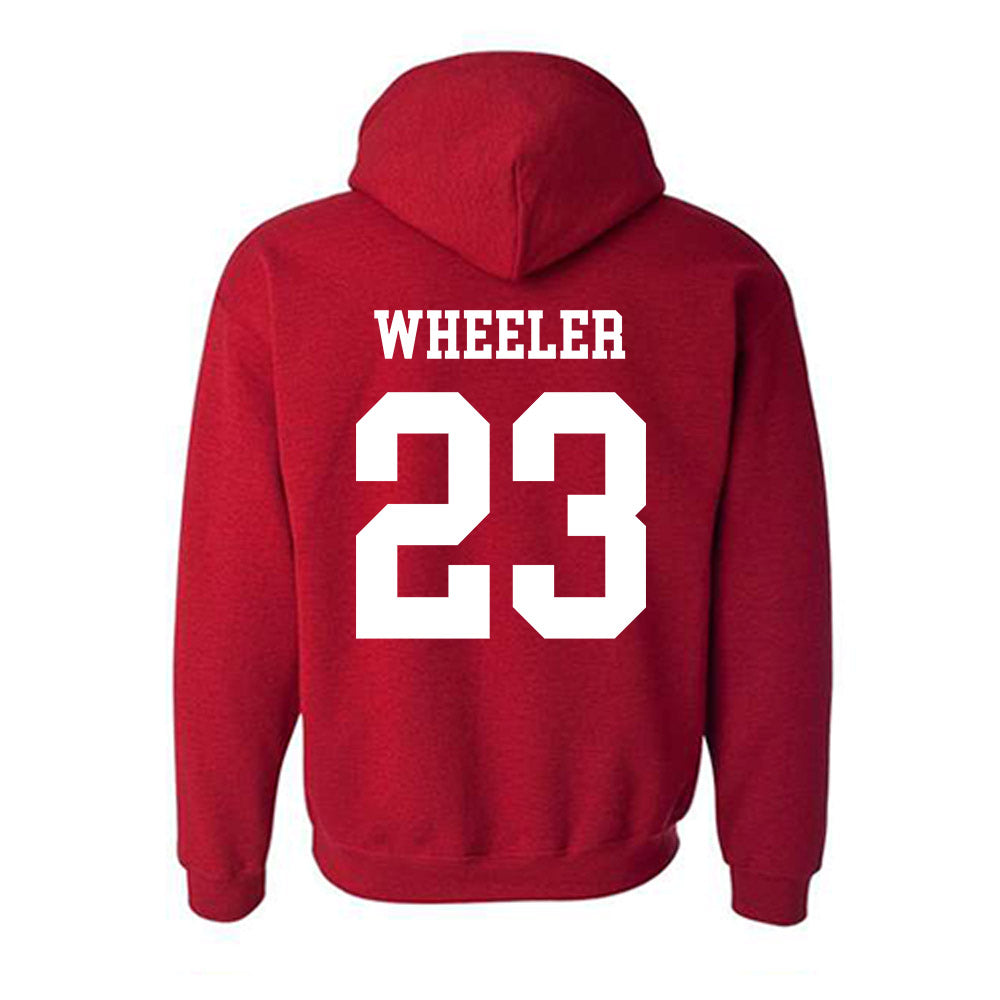 New Mexico - NCAA Football : Nick Wheeler - Classic Shersey Hooded Sweatshirt-1