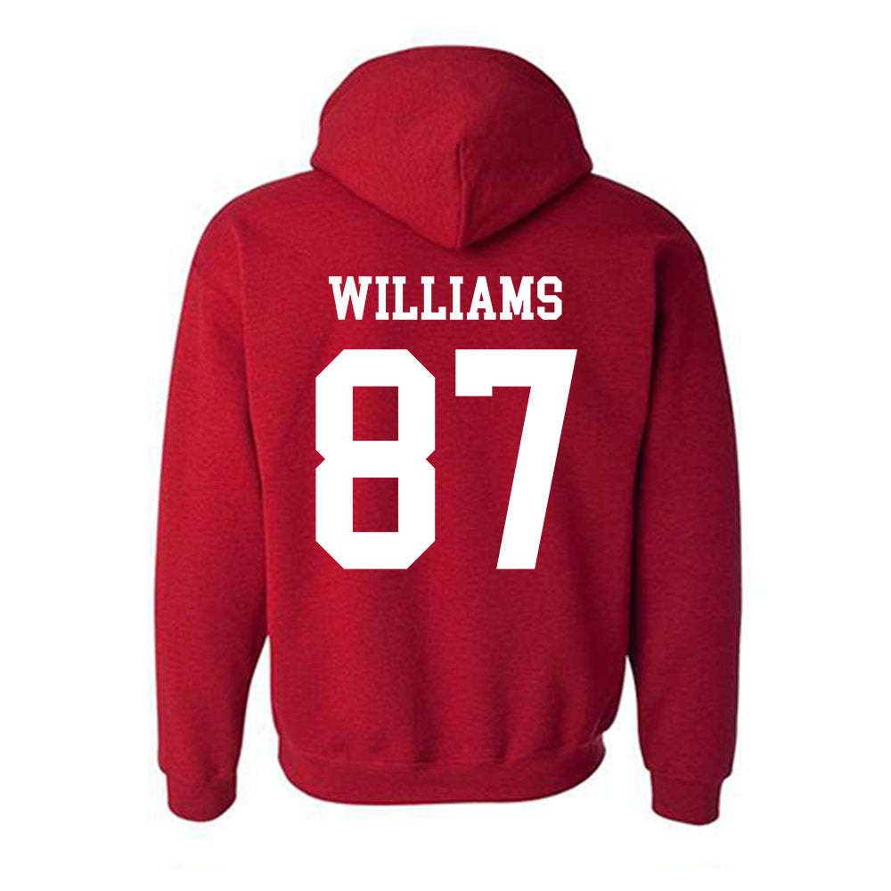 New Mexico - NCAA Football : Abraham Williams - Classic Shersey Hooded Sweatshirt-1