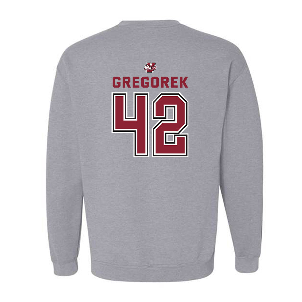 UMass - NCAA Women's Lacrosse : Alex Gregorek - Classic Shersey Crewneck Sweatshirt-1