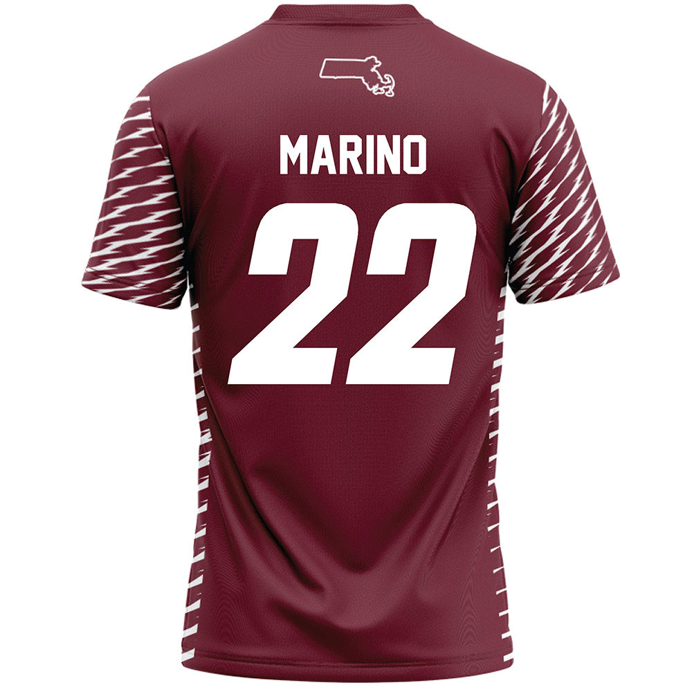 UMass - NCAA Women's Lacrosse : Kennady Marino - Burgundy Lacrosse Jersey -1