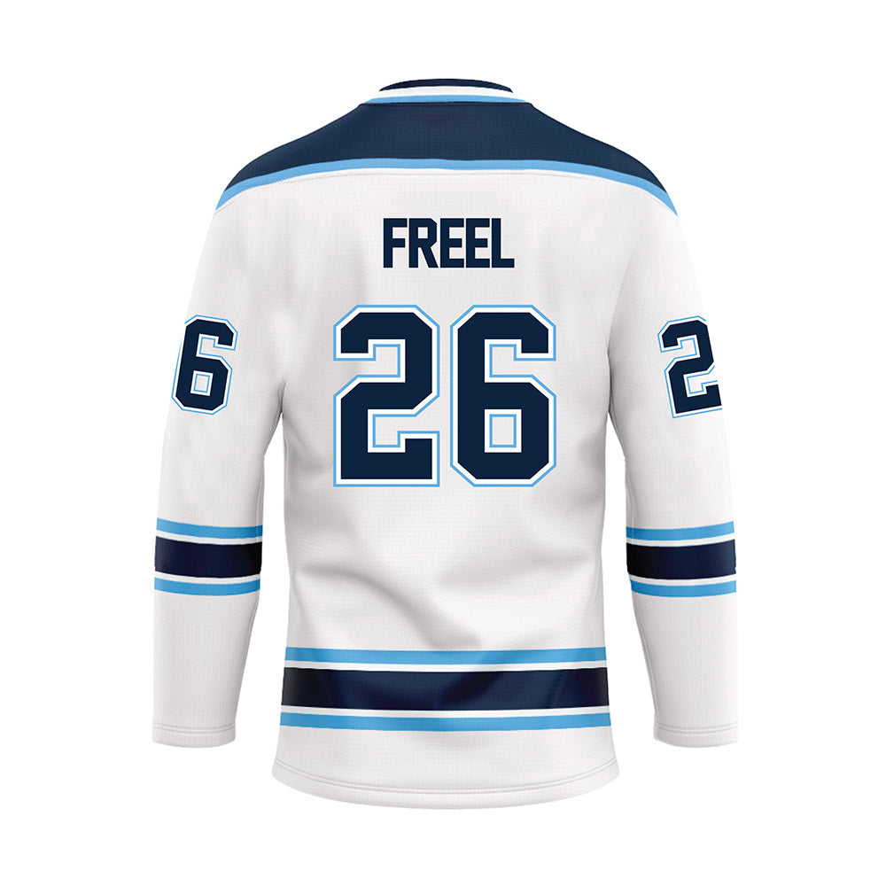 Maine - NCAA Men's Ice Hockey : Thomas Freel - White Hockey Jersey