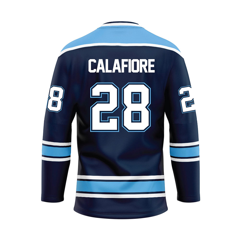 Maine - NCAA Men's Ice Hockey : Anthony Calafiore - Dark Blue Hockey Jersey