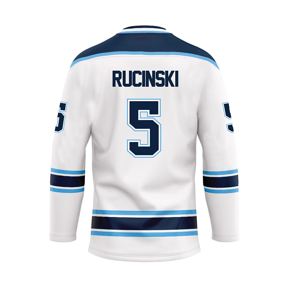 Maine - NCAA Women's Ice Hockey : Lulu Rucinski - White Hockey Jersey-1