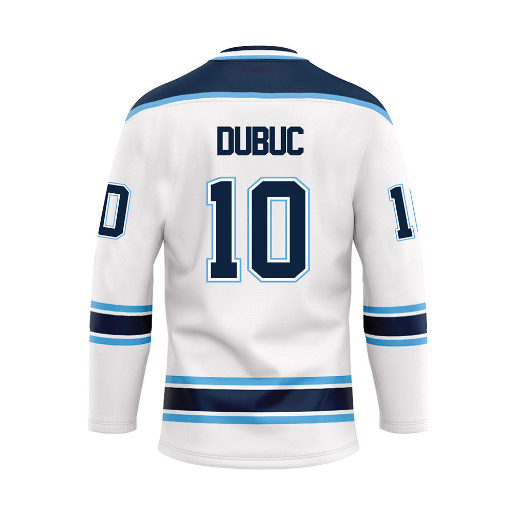 Maine - NCAA Women's Ice Hockey : Camille Dubuc - White Hockey Jersey-1
