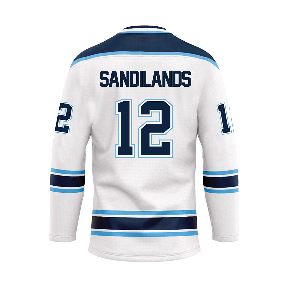 Maine - NCAA Women's Ice Hockey : Sade Sandilands - White Hockey Jersey-1