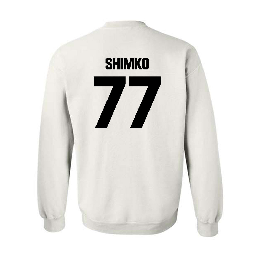 Maine - NCAA Football : Noah Shimko - Classic Fashion Shersey Crewneck Sweatshirt-1