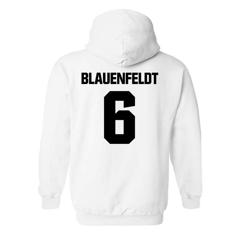Maine - NCAA Women's Basketball : Asta Blauenfeldt - Classic Fashion Shersey Hooded Sweatshirt-1