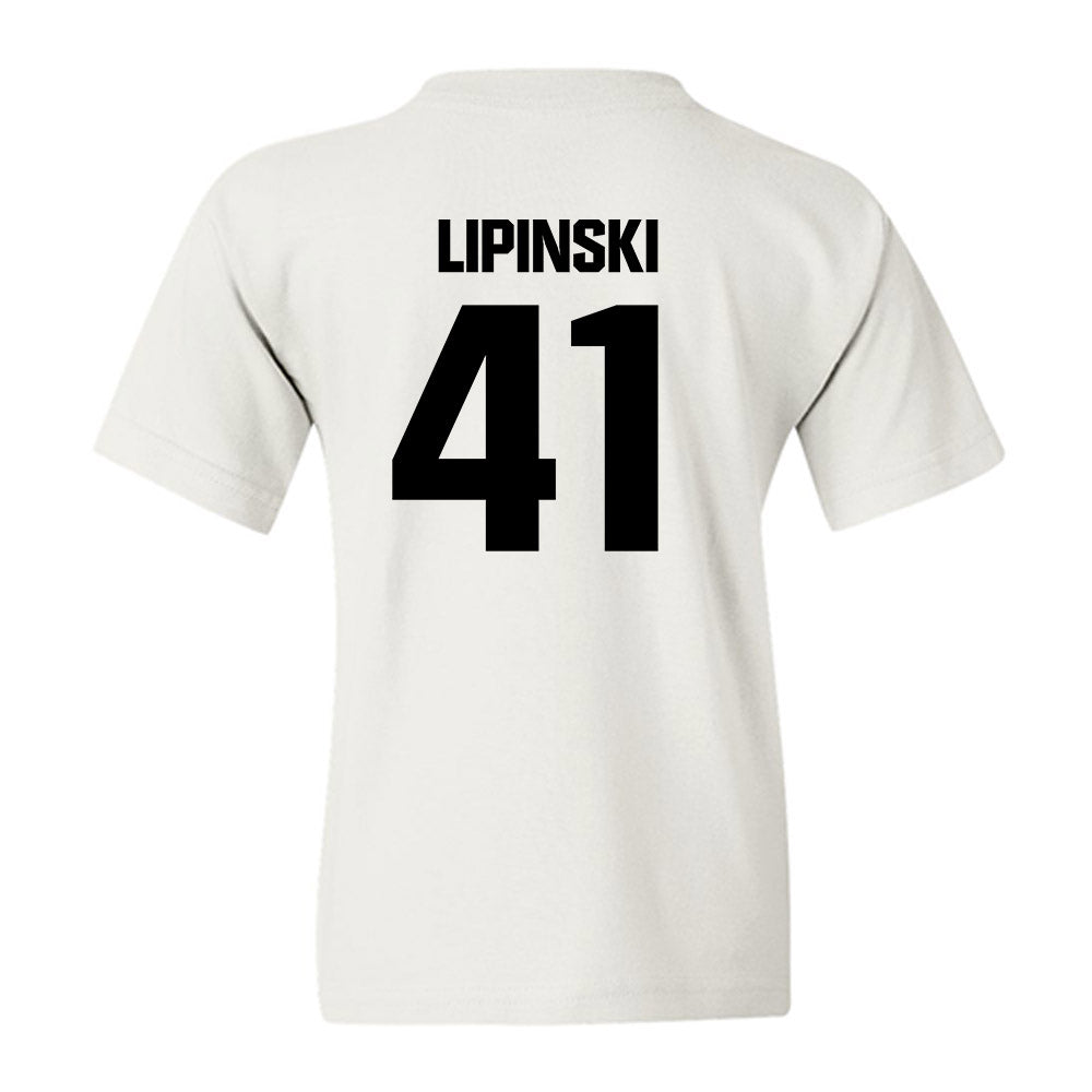 Maine - NCAA Men's Ice Hockey : JADEN LIPINSKI - Classic Fashion Shersey Youth T-Shirt-1
