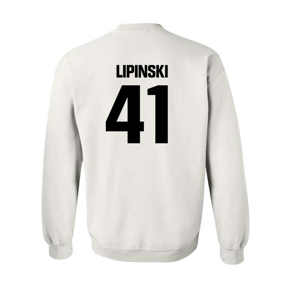 Maine - NCAA Men's Ice Hockey : JADEN LIPINSKI - Classic Fashion Shersey Crewneck Sweatshirt-1