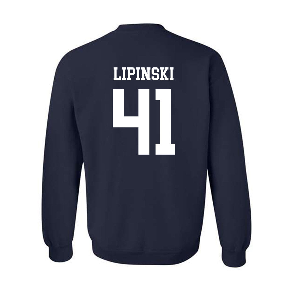 Maine - NCAA Men's Ice Hockey : JADEN LIPINSKI - Classic Fashion Shersey Crewneck Sweatshirt-1
