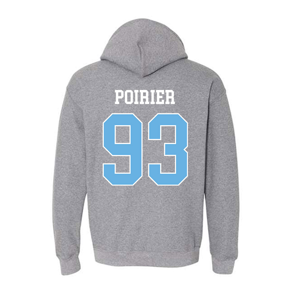 Maine - NCAA Men's Ice Hockey : Justin Poirier - Classic Fashion Shersey Hooded Sweatshirt-1