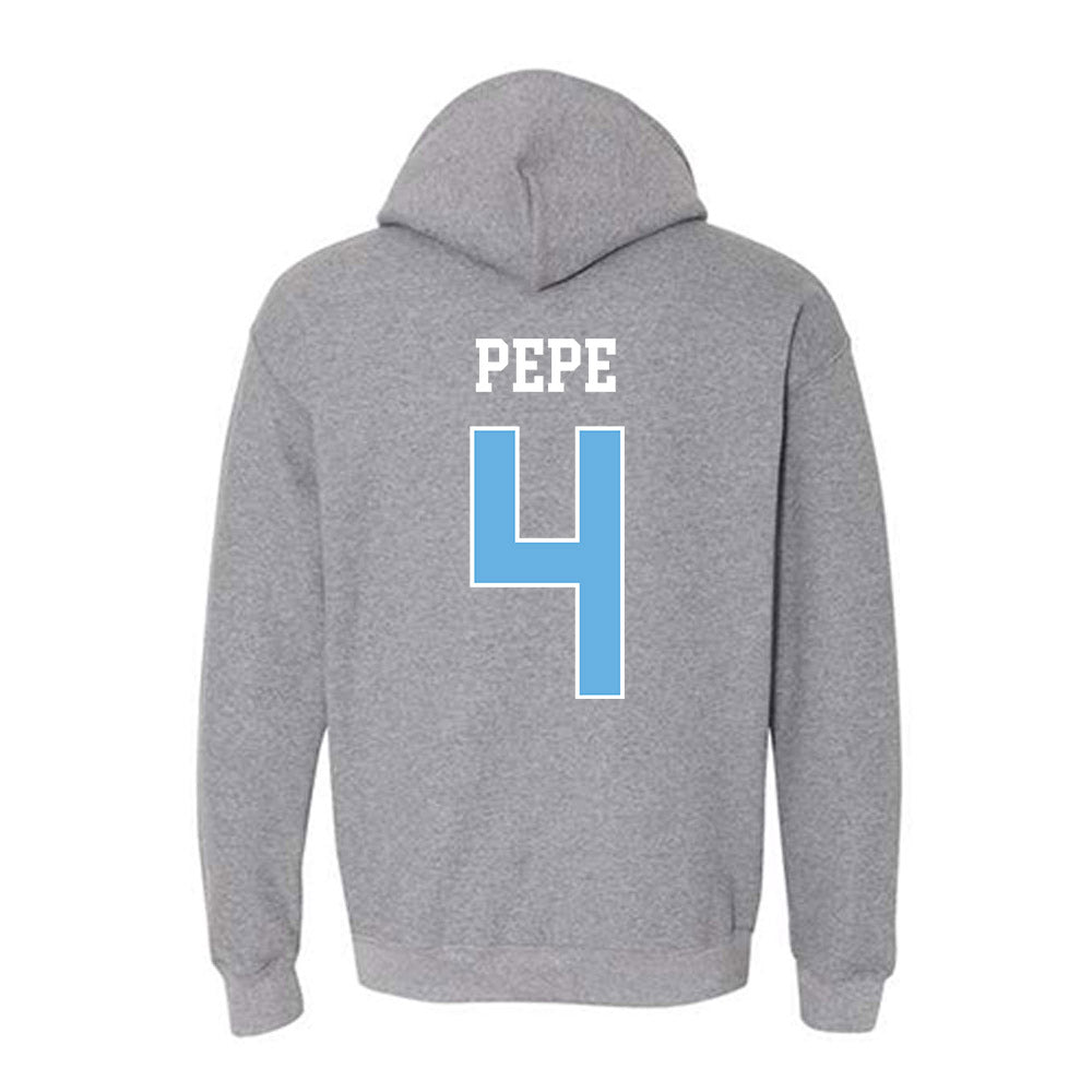Maine - NCAA Baseball : Nic Pepe - Classic Fashion Shersey Hooded Sweatshirt-1
