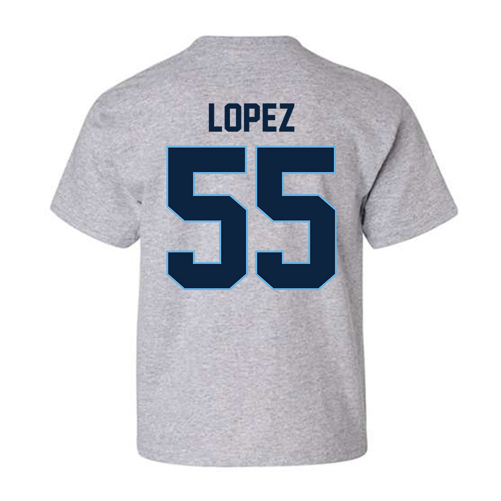 Maine - NCAA Football : Nathan Lopez - Classic Shersey Youth T-Shirt-1