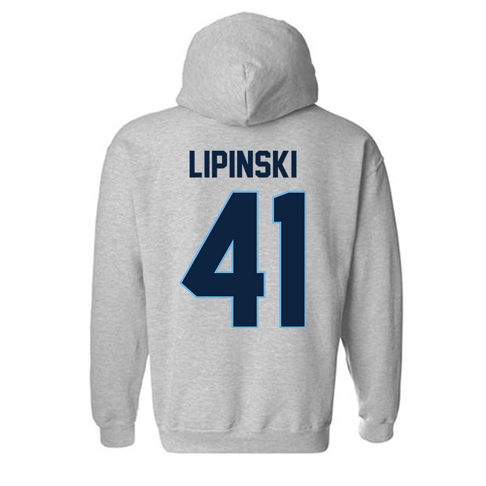 Maine - NCAA Men's Ice Hockey : JADEN LIPINSKI - Classic Shersey Hooded Sweatshirt-1