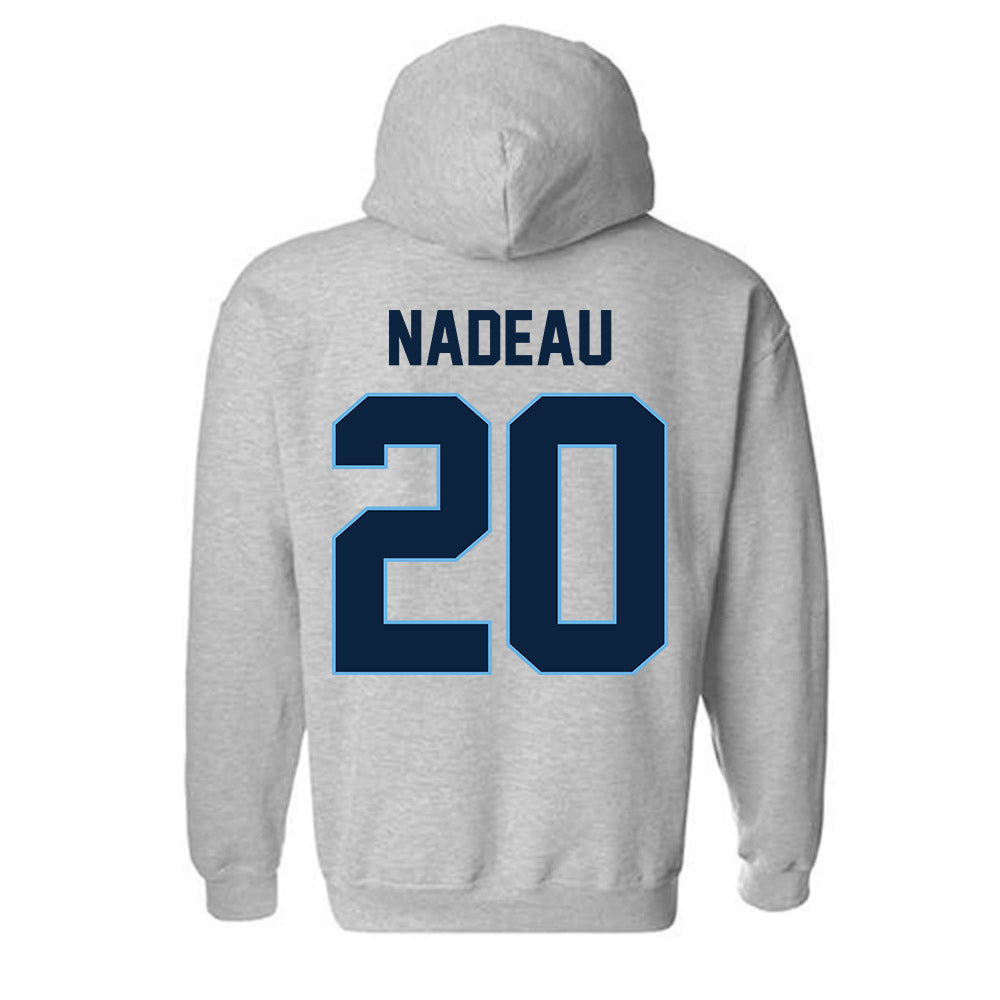 Maine - NCAA Men's Ice Hockey : Joshua Nadeau - Classic Shersey Hooded Sweatshirt-1