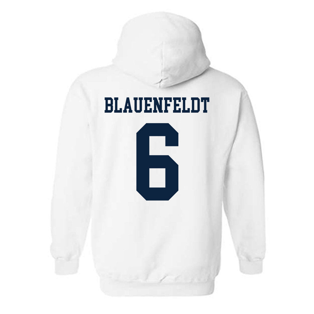 Maine - NCAA Women's Basketball : Asta Blauenfeldt - Classic Fashion Shersey Hooded Sweatshirt-1