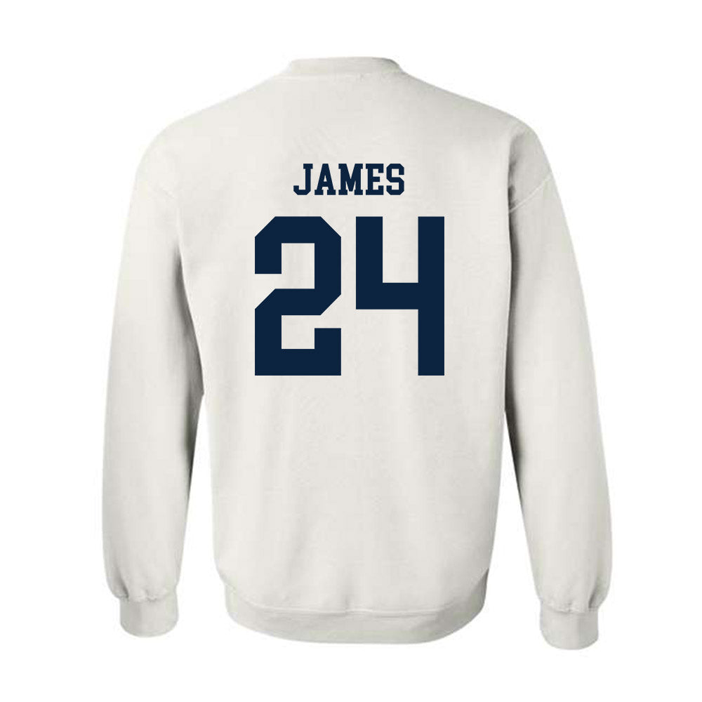 Maine - NCAA Men's Ice Hockey : Brock James - Classic Fashion Shersey Crewneck Sweatshirt-1