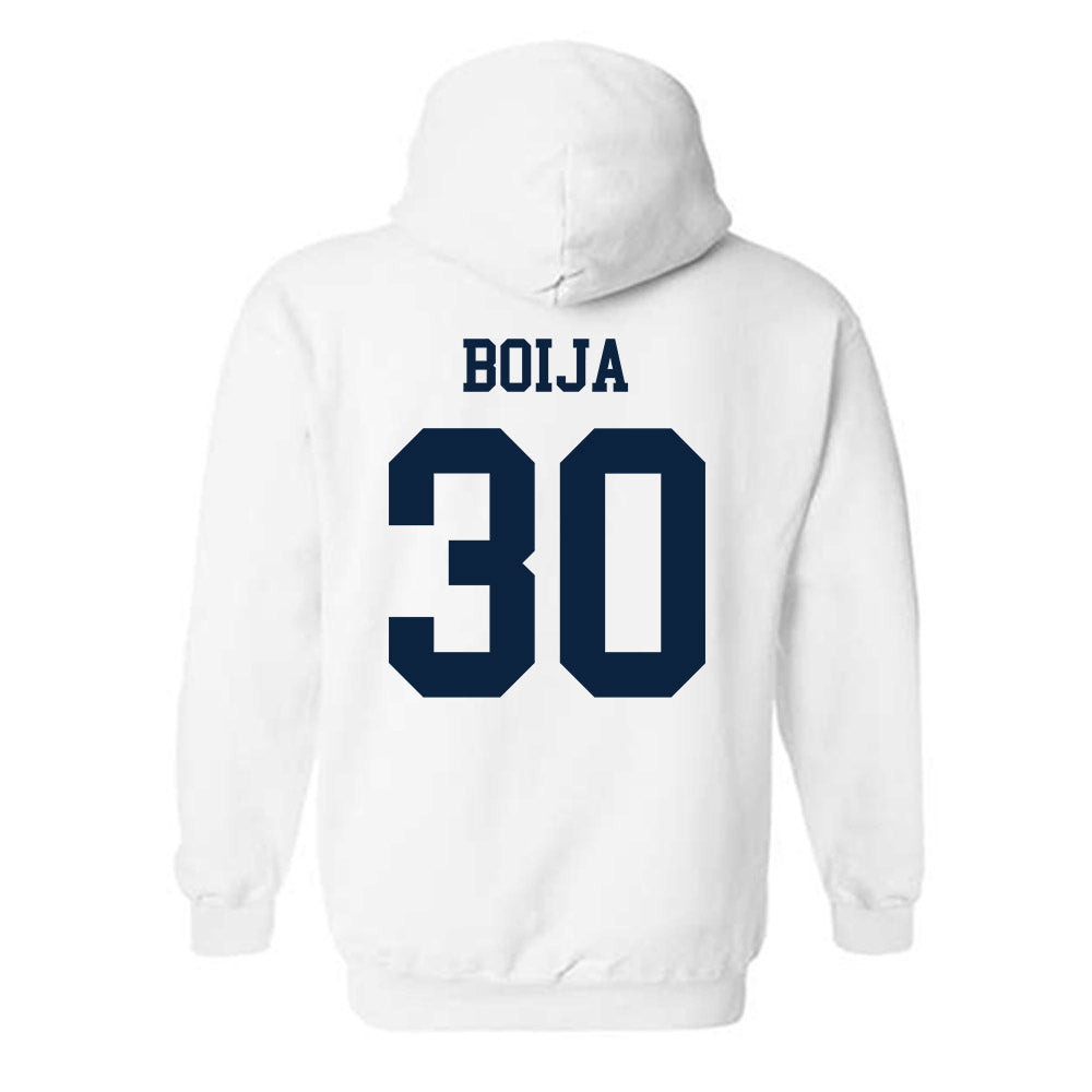 Maine - NCAA Men's Ice Hockey : Albin Boija - Classic Fashion Shersey Hooded Sweatshirt-1