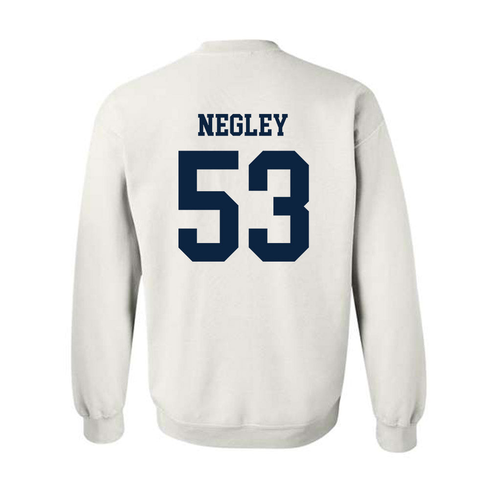 Maine - NCAA Football : Jace Negley - Classic Fashion Shersey Crewneck Sweatshirt-1