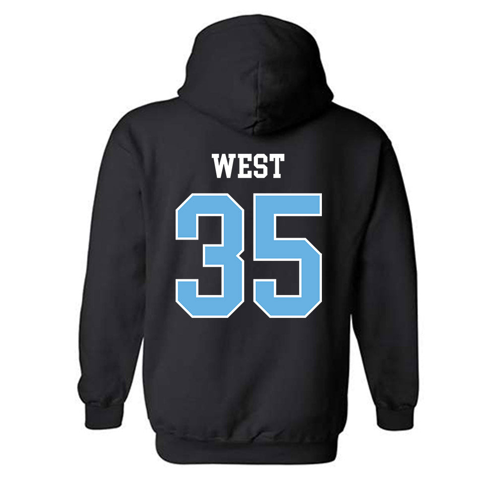 Maine - NCAA Football : Austin West - Classic Fashion Shersey Hooded Sweatshirt-1
