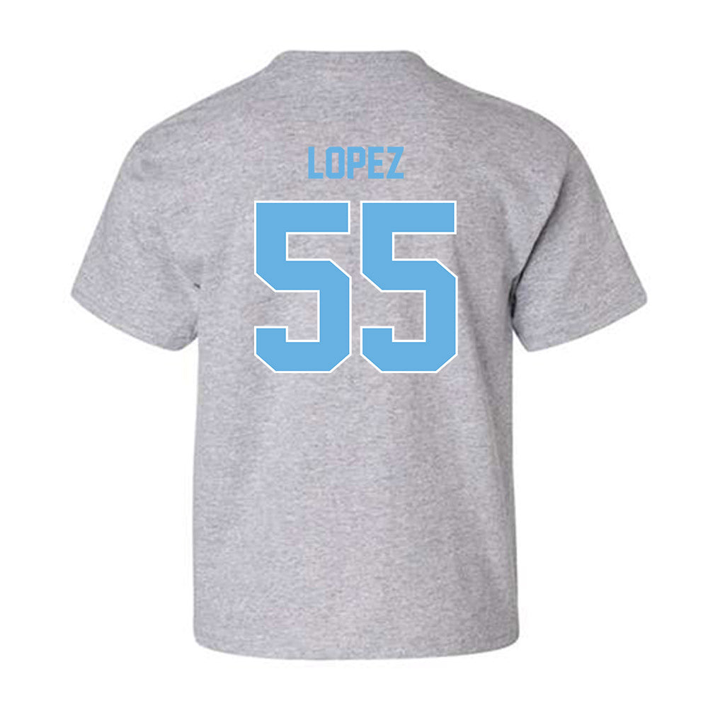 Maine - NCAA Football : Nathan Lopez - Classic Shersey Youth T-Shirt-1