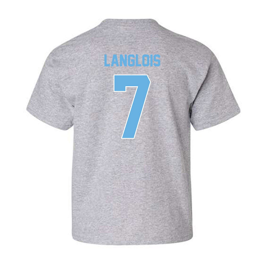 Maine - NCAA Men's Ice Hockey : Jeremy Langlois - Classic Shersey Youth T-Shirt-1