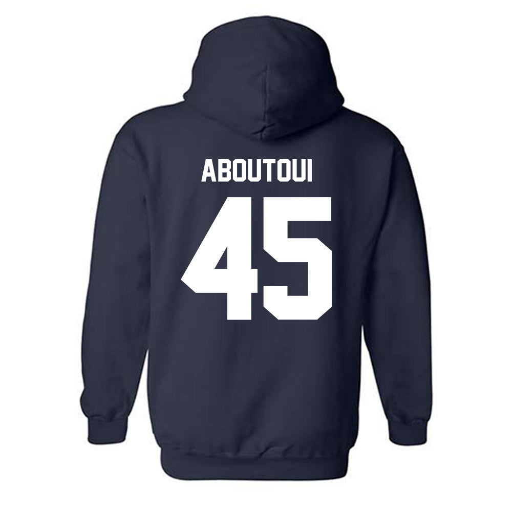 Maine - NCAA Football : Omar Aboutoui - Classic Shersey Hooded Sweatshirt-1
