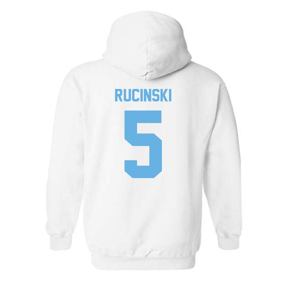 Maine - NCAA Women's Ice Hockey : Lulu Rucinski - Classic Shersey Hooded Sweatshirt-1