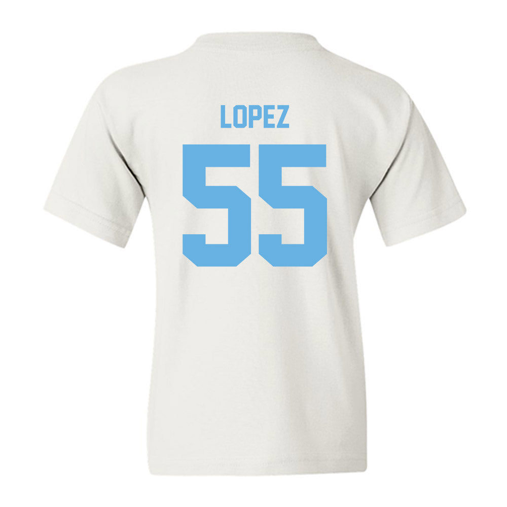 Maine - NCAA Football : Nathan Lopez - Classic Shersey Youth T-Shirt-1