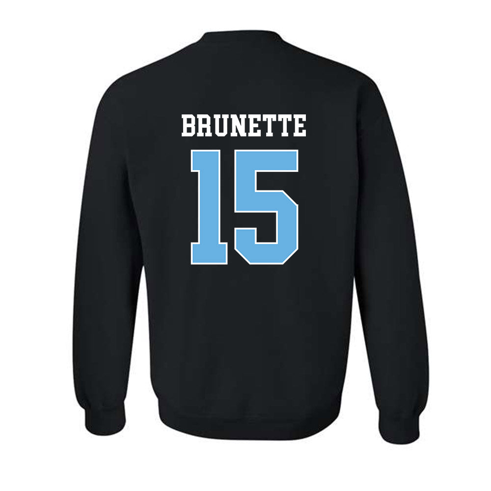 Maine - NCAA Women's Ice Hockey : Danielle Brunette - Sports Shersey Crewneck Sweatshirt-1