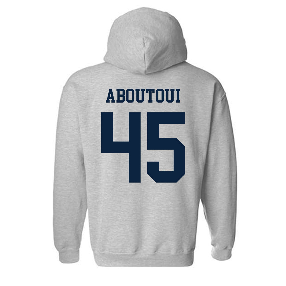 Maine - NCAA Football : Omar Aboutoui - Sports Shersey Hooded Sweatshirt-1